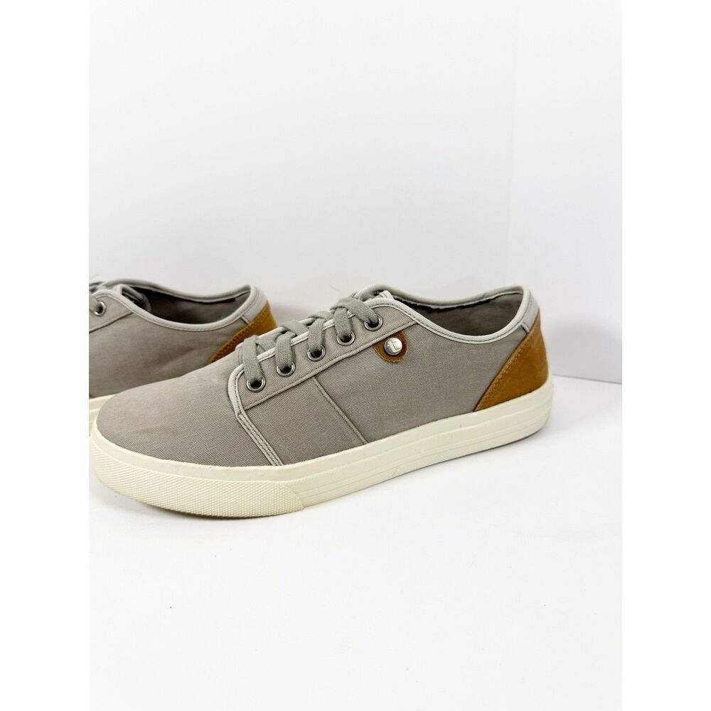 Taos Super Soul Sneakers Casual Comfort Canvas Low Top Lace Up Gray Sporty 8.5 - Picture 2 of 16